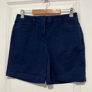 Lands End mid rise blue shorts size 6 3/$20